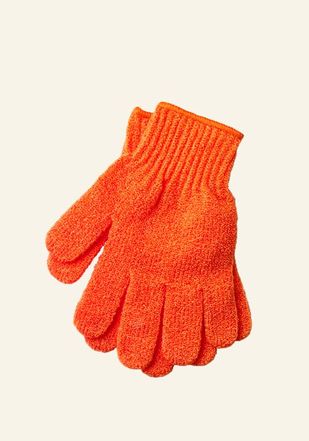 Bath Gloves - Orange