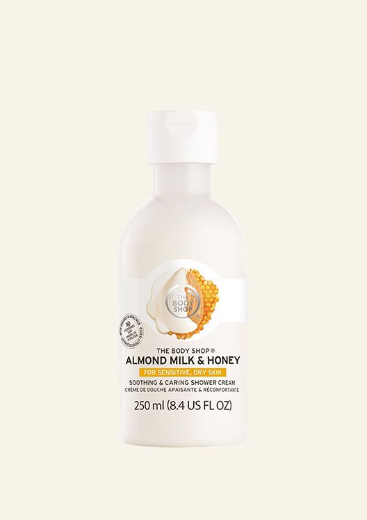 almond milk honey soothing shower