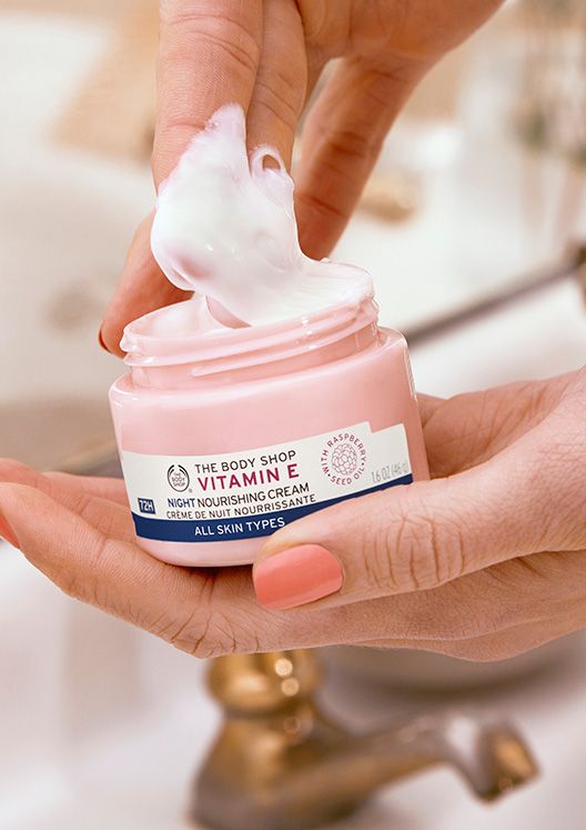 Skincare Vitamin E Nourishing Night Cream The Body Shop